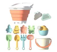 Genérico Beach Toys Kids, Sand Toy Set, 9,84 x 9,84 pulgadas, Interactive Plays Accessories, Shovels Bucket Combo, Safe Tools for Lawn, Pool, Camping and Indoor Play, Multicolor