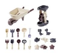 Genérico Beach Toys - Portable Beach Toys | 20x and Molds, Cute Travel Games Accessories, Hot Weather Playset for Kids, Boys, Girls and Party Camping Fun Summer Activities