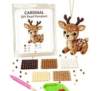 Genérico Bead Animal Making Kit - DIY Handmade Beaded Craft Set, 7.09x4.72x0.59 inches Small Animal Beadwork Supplies for Creative Art Projects, Beaded Animals Kit for Kids Teens Beginners Use Set