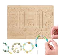 Generico Bead Board - Portable Precise Smooth Bracelet Sizer Design Tray | Bracelets & Necklace Bead Tray for Designer Professionals Enthusiasts Beginners | Precise Smooth Anti-Scratch Bracelet Sizer