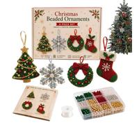 Genérico Bead Making Kit, Handmade Christmas Tree Snowflake Home Decor