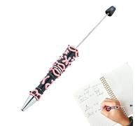 Genérico Bead Pens, Ballpoint Beaded Pens, 5.71x0.63 inches, Bullet Shaped Stylish Writing Tools, School Stationery for Teachers Students Home Graduation, Jewelry Making Crafts Journaling Drawing