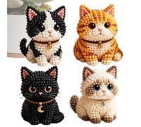 Generico Beaded Animal Kit - Cute Funny With Instructions 3D, Handmade Bead Animal Making Kit, Family Friends Professionals | Craft Enthusiasts Display Gabinete Bookshelf Bedside Table Ornaments