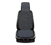 Genérico Beaded Car Seat Cover,Respaldo Asiento Coche Cojín Universal con Cuentas De Madera For Asiento Coche, Refrescante, Transpirable Y Base Antideslizante(Gray)