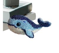 Genérico Beaded Embroidery Kit | Glass Beads Pre-Sorted Thread 13x8x9cm | DIY Octopus Sea Creature 3D Craft Set | Beginner-Friendly Hobby Art Project Includes Instructions Spare Beads Fun Gift