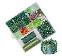 Genérico Beaded Plant Kit - Handmade Forever Beaded Plant Craft Set, DIY Decorative Artificial Plants Making Kit, Creative Bead Art Hobby Kits for Beginners & Adults, Artistic Home Decor Craft Set,