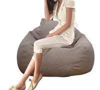 Genérico Bean Bag Cover - Bean Bag Covers Only, Beean Coveer For Stuffed Animals Storage, Large Beanbag Chair Cover Lazy Sofa Couch Coveer No Filler For Kids Adults Bedroom Living Room
