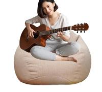 Genérico Bean Bag Cover - Bean Bag Covers Only, Beean Coveer For Stuffed Animals Storage, Large Beanbag Chair Cover Lazy Sofa Couch Coveer No Filler For Kids Adults Bedroom Living Room