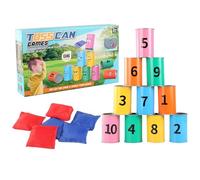Genérico Bean Toss Game Outdoor - 4.02Inch Family Lawn Game Set | ABS Cloth Bean Bag Toss Interactive Party Toy For Beach Garden Camping Backyard Yard Outdoor Event Fun