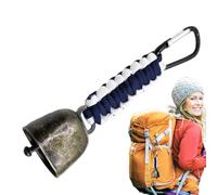 Genérico Bear Bell For Hiking - Super Loud Camping Safety Bell with Carabiner Rope | Essential Wildlife For Outdoor Safety | Reliable Attachment F́or Backpacks and Gear F̀or Camping and Adventure