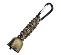Genérico Bear Bell For Hiking - Super Loud Camping Safety Bell with Carabiner Rope | Essential Wildlife For Outdoor Safety | Reliable Attachment F́or Backpacks and Gear F̀or Camping and Adventure