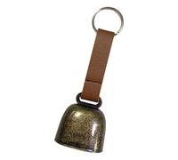 Generico Bear Bells Dogs - Retro Metal Horn Accessory, llavero con cordón de piel sintética, herramienta de seguridad al aire libre, herramienta de alerta | Camping Gear for Small Pets Goats Sheep