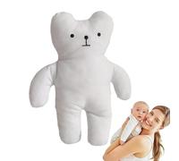 Genérico Bear Comfort Doll - 9.84 in Soothing Sleep Bear Doll | Adorable Cute Soothing Pillow | Bears Stuffed Animal for Child Kid Boys Girls Bedroom Living Room Shelf Table Study