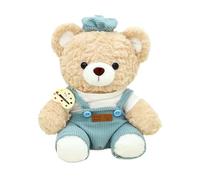 Genérico Bear Plush, Cartoon Stuffed Bear Toys, 28cm Brown Animal Doll, 11.02 Inches Comfortable Huggable Plush Dolls Soft Cute Toy for Kids, Home, Studios, Cars, and Decor