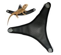 Genérico Bearded Dragon Bed - Gecko Hammock,Breathable Mesh Suction Cup Tank Accessories | For Snakes Gecko Tortoises Basking Sleeping Resting Playing