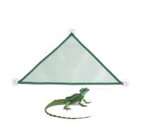 Genérico Bearded Dragon Hammock - Gecko Climbing Toy Hanging Rest Bed for Enclosure | Breathable Mesh Reptile Lounger with Suction Cups, Terrarium Habitat Accessory for Lizard Gecko Chameleon Use