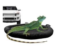Genérico Bearded Dragon Hammock, Soft Portable Reptile, 13.39x10.63 Inches Bed with Strong Suction Cups, Lightweight Car Dashboard Lounge for Bearded Dragons, Snakes, Chameleons