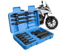 Genérico Bearing Puller Set 12 Piece 9-23mm Internal Bearing Removal Tool | 12 Piece 45# Steel Bearing Puller Set For 9-23mm Inner Diameter Bearings; 1.32kg Kit For Bikes And Motorcycles