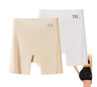 Genérico Beautykomi Women's High-Waisted Ice Silk Tummy Control and Butt Lift Underwear, Dotted Xin Underwear, Ice Silk Panties(S+W,3XL)