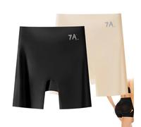 Genérico Beautykomi Women's High-Waisted Ice Silk Tummy Control and Butt Lift Underwear, Dotted Xin Underwear, Ice Silk Panties(B+K,L)
