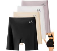 Genérico Beautykomi Women's High-Waisted Ice Silk Tummy Control and Butt Lift Underwear, Dotted Xin Underwear, Ice Silk Panties(B+S+W+P,3XL)