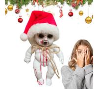 genérico, bebé espeluznante, accesorio fantasma, regalo de truco navideño, decoración decorativa pequeña, embrujada de casa encantada, con un fantasma falso anime de terror de sangre realista