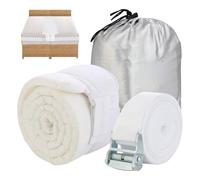 Genérico Bed Bridge - 78.7 Inch Mattress Connector Kit | Fabric Foam Cotton - Split King Gap Filler with Secure Extension Strap, Combines Two Twin Beds Together Ideal for Hotel Guest Room & B&B Use.