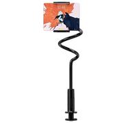 Genérico Bed Gooseneck Phone Stand, 360 Degree Adjustable Long Arm Holder, Adorable Clamp Bracket for Laying Down, Treadmill, Nightstand, Pillow and Kitchen Use, 22.1x12.2x1.6 Inches