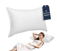 Genérico Bed Headrest Pillow, Sleeping Support, Cotton Stuffed Cushion, Stay Cool Design, Ideal for Back Side Sleepers Yoga Meditation Reading Travel Camping, 19.69x27.56x3.15 Inches
