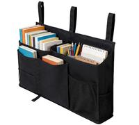 Genérico Bed Side Pocket Storage Bag - Hanging Bedside Organizer For Remote, Phone And Books, No-Drill Storage Solution For Bedroom, Dorm, Hospital Bed, Nursery, School Or Crib