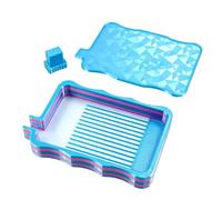 Genérico Bedazzling Tray Organizer Craft Tool Set - Gradient Bead Sorting Plate, Jewelry Bead Picker Storage System Stoning Art Supply Organization Kit, Efficient Craft Sorting Tray Tool Set For Desk