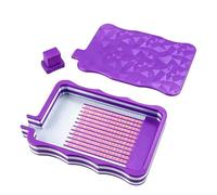 Genérico Bedazzling Tray Organizer Craft Tool Set - Gradient Bead Sorting Plate, Jewelry Bead Picker Storage System Stoning Art Supply Organization Kit, Efficient Craft Sorting Tray Tool Set For Desk