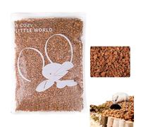 Genérico Bedding For Cage- 9.84x11.81x3.15 Inches Odor Control Moisture Absorbent, Natural Oak Pellet Litter | Breathable Habitat Accessory Hamster Cork Pellets, Comfortable Enclosure Decor, Indoor