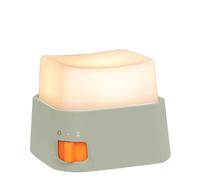 Genérico Bedside Lamp - Mechanical Button for Sleep | Tactile with Long Life Battery & Resilient Build Matte Texture for Night, Home, Office and Living Area Aesthetic Aesthetic Decoration