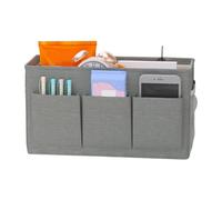 Genérico Bedside Organizers - Adjustable Bedside Storage Holder with Multi Compartment Design Durable Space Saving Rack | Bed Side for Dorm Room Wall Nursery Bedroom Bathroom Closet Offices Jewelry