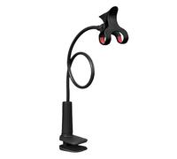 Genérico Bedside Phone Clamp, Long Arm Phone Holder, Flexible Gooseneck Adjustable Clip Mobile Bracket for Home Dorm Apartment Use, 28.74 Inches, ABS Aluminum Build, 1 Piece, 183g
