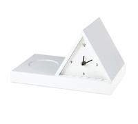 Genérico Bedside Table Clock - Space-Saving Page Rest, 4-in-1 Clock with Light and Cup Holder, Ergonomic Book Rest Organizer For Bedroom, Workplace, Counter, Reading, For Men, Women, Friend, Teacher