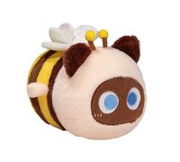 Genérico Bee Cat Plush Toy, Stuffed Doll Figure Pillow, Soft Decorative Cushion, Ideal for Girls, Boys, Adults, Sofa, Bedroom, Car, Gift Birthday and Valentine, 10.2 Inch