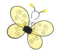 Genérico Bee Costume Wings - Kids Role Play Dress Up Set | Lightweight Bee Wings for Easter, Fancy Dress & Pretend Play, Ideal for Parties, School Events & Costume Activities
