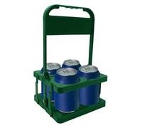 Genérico Beer Basket Wine Rack Holder, plegable sin pill Milk Bottle and Beer Rack for Sports, 32 x 19 x 18 cm, 12,6 x 7,48 x 7,09 pulgadas School, Camping, Hiking, PP, (rojo, Pink, negro, Green)