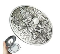 Genérico Beer Belt Buckle - Funny Ghost Pattern Water Cup Clip,Beer Belt Holder for Men, Men BBQ Grilling Father Christmas Dad Party Drink Camping Outdoor