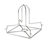 Genérico Beer Can Chicken Rack, Stainless Steel Folding Poultry Grill Stand | Portable Design Holds Chicken, Turkey & Duck for Even Heat Cooking, Ideal for BBQ & Camping