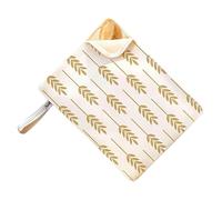Genérico Beeswax Bread Bag - Large Reusable Wide Opening Food Storage Bag Organic Beeswax Cotton Linen Bread Keeper for Sourdough Homemade Freezer Safe Kitchen