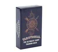 Generico Beginner Tarot Deck, Oracles Cards, 78pcs Bright Illustrations Original Divination Tools Compact Size English Colorful Spiritual Reading for Kids Adults