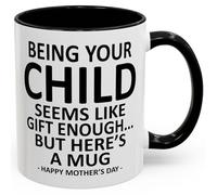 Genérico Being Your Son In Law Seems Like Gift Enough Funny Coffee Mug, 11oz Accent Coffee Mug, One-piece Customization Available (1PC,E)