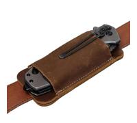 Genérico Belt Carrying Leather, Knife Sheath Holder, Vintage Case with Strap, Handmade Protective Gear, Easy to Use Outdoor, Premium Quality Accessories, Men Gift Christmas 4.65x2.24 Inches