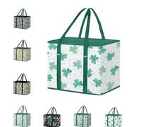 Genérico Benighty Grocery Bags, Reusable Grocery Bags, Large Capacity Foldable Shopping Bag With Reinforced Bottom & Handles (E)