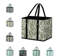 Genérico Benighty Grocery Bags, Reusable Grocery Bags, Large Capacity Foldable Shopping Bag With Reinforced Bottom & Handles (G)