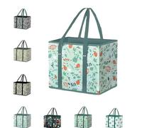 Genérico Benighty Grocery Bags, Reusable Grocery Bags, Large Capacity Foldable Shopping Bag With Reinforced Bottom & Handles (F)