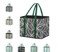 Genérico Benighty Grocery Bags, Reusable Grocery Bags, Large Capacity Foldable Shopping Bag With Reinforced Bottom & Handles (D)